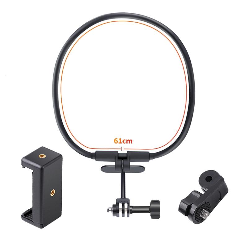 NNEIDS Neck Phone Camera Holder With Phone Clamp - Hands-Free & Extended