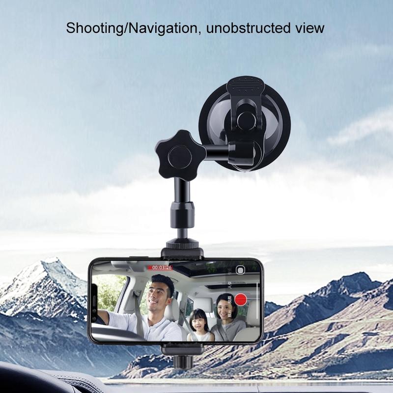 NNEIDS Articulating Magic Arm With Suction Cup Phone Mount 4.5 - 7.2 Inch Phones
