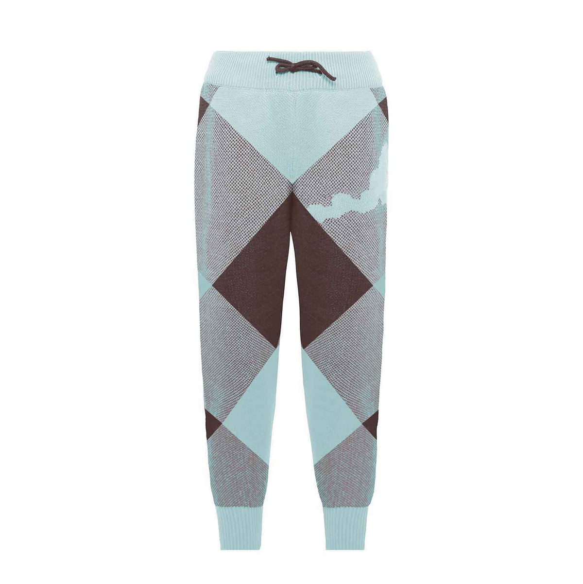 Kids Chestnut and Mint Knit Pants