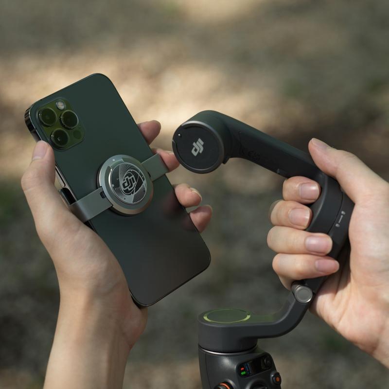 NNEIDS Universal Magnetic Phone Mount For Dji Om - Fits 67-84Mm Wide Phones