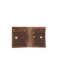 Leather Card Wallet for AirTag - Minimalist 5.0 (Geometric Net)-0