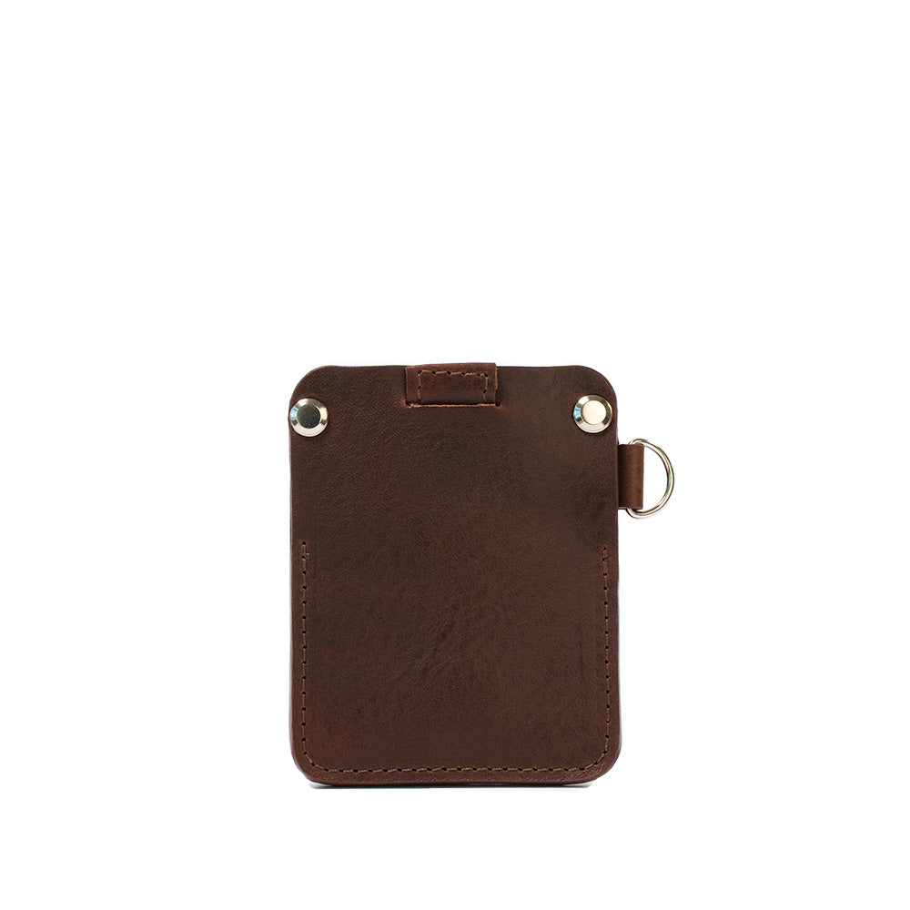 Leather Wallet for AirTag with D-ring