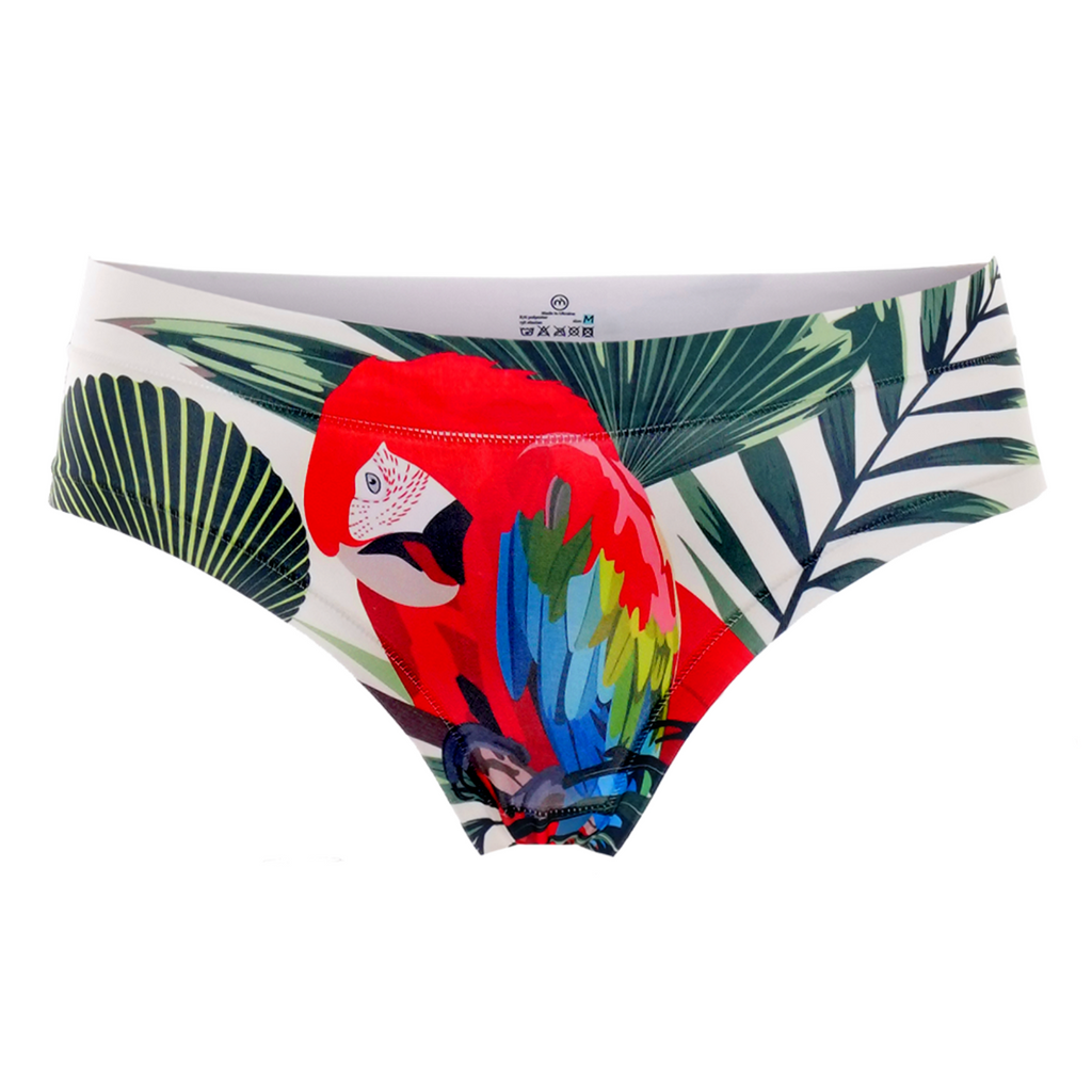 Memème Women’s Ultra-Comfortable JUMANJI - Ara - Panties | Breathable Cotton Crotch, Stretchy Fit, No Elastic Bands