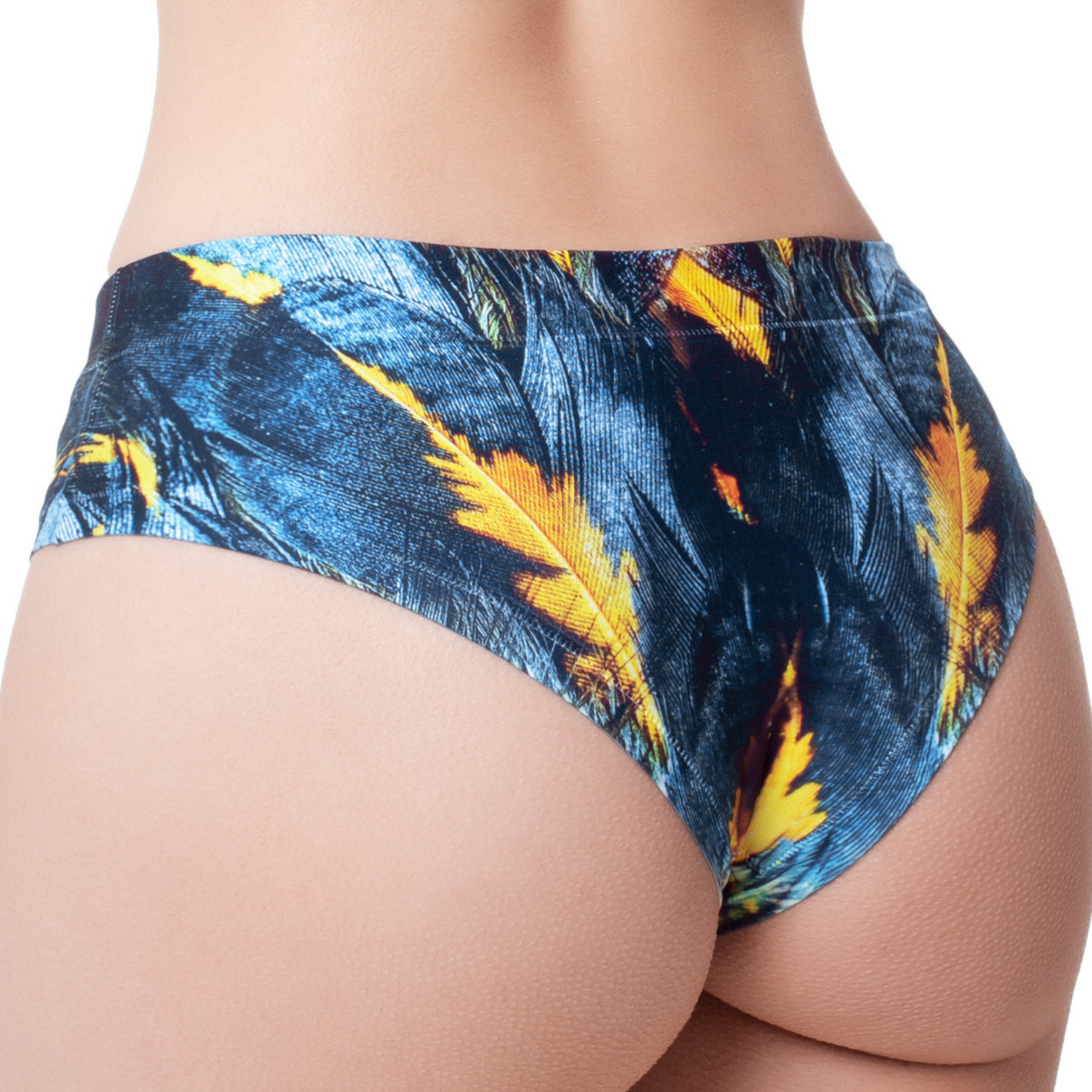 Memème Women’s Ultra-Comfortable PARADISE BIRDS - Feathers - Panties | Breathable Cotton Crotch, Stretchy Fit