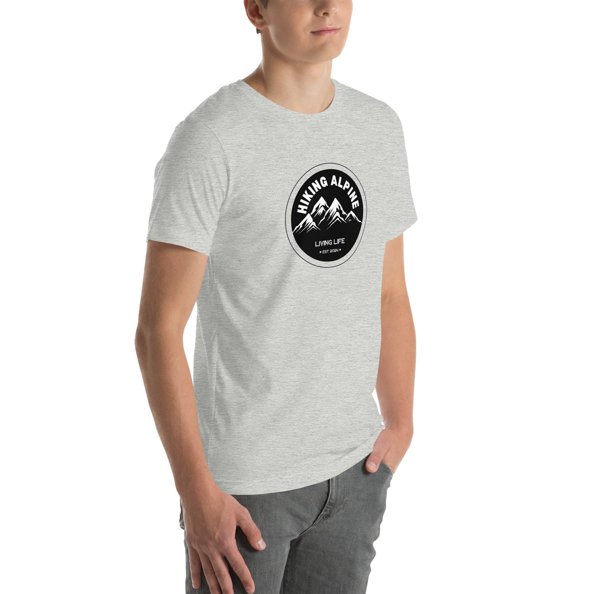 Hiking Alpine Mountains Unisex t-shirt