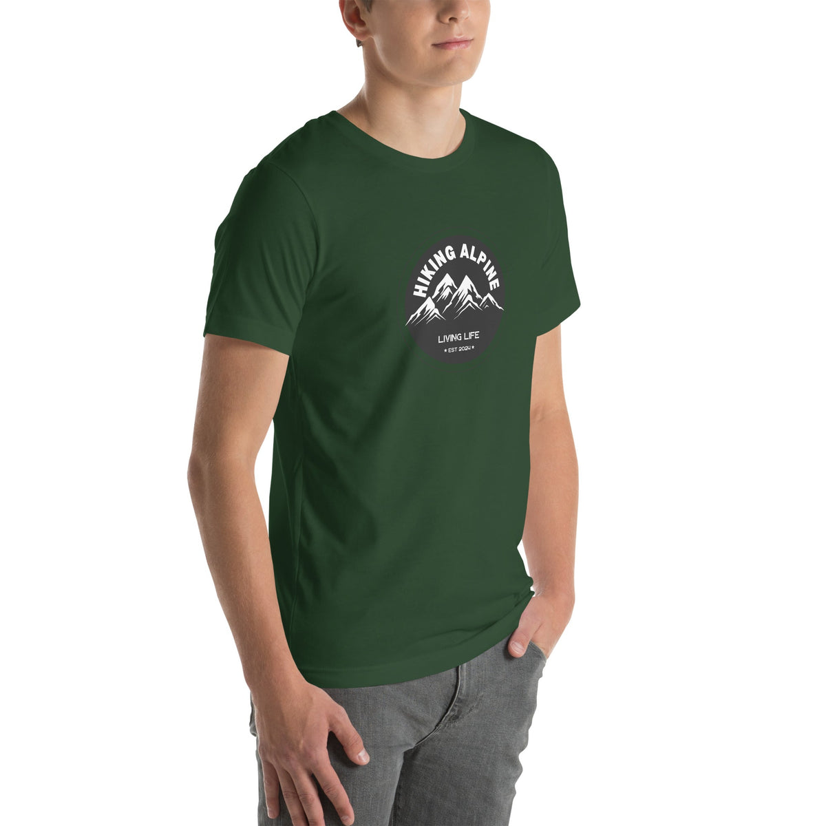 Hiking Alpine Mountains Unisex t-shirt