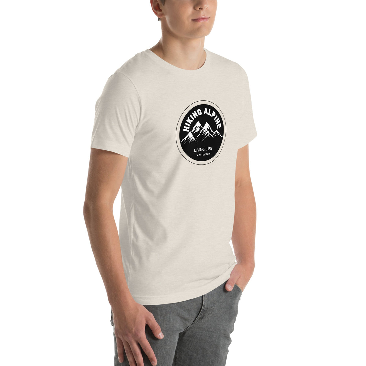 Hiking Alpine Mountains Unisex t-shirt