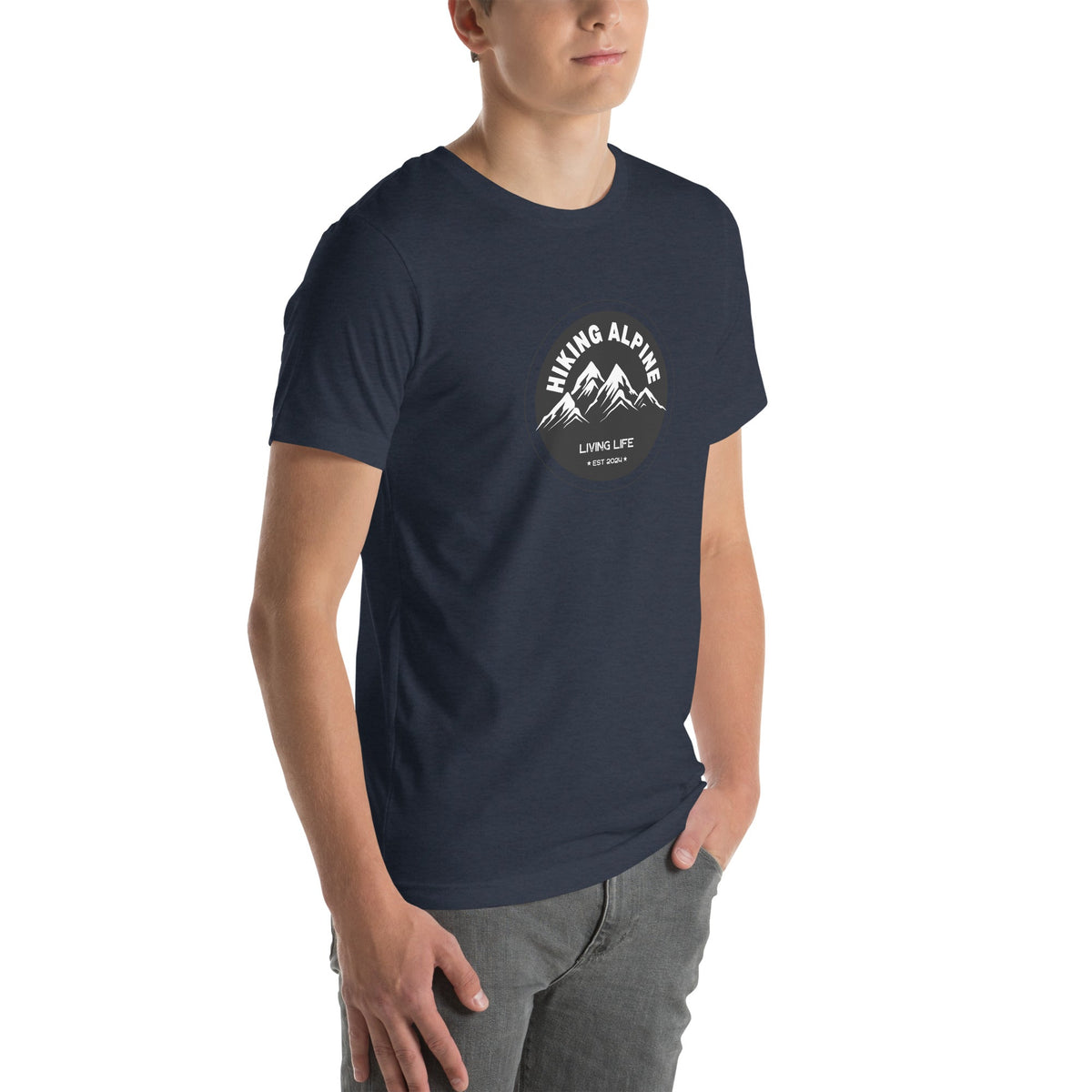 Hiking Alpine Mountains Unisex t-shirt