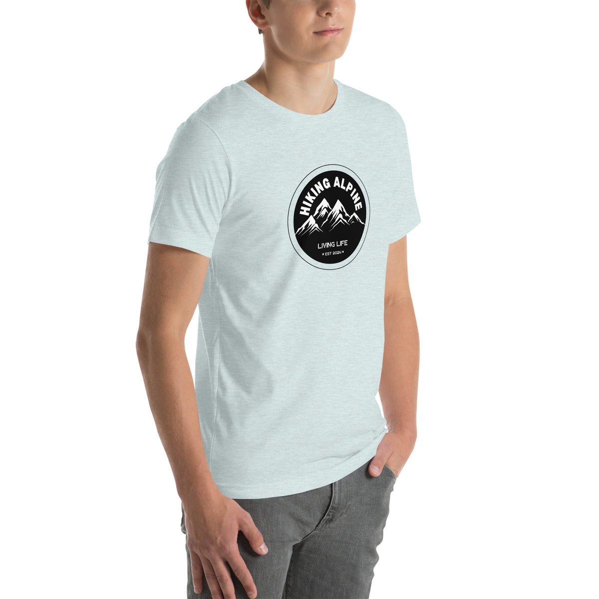 Hiking Alpine Mountains Unisex t-shirt