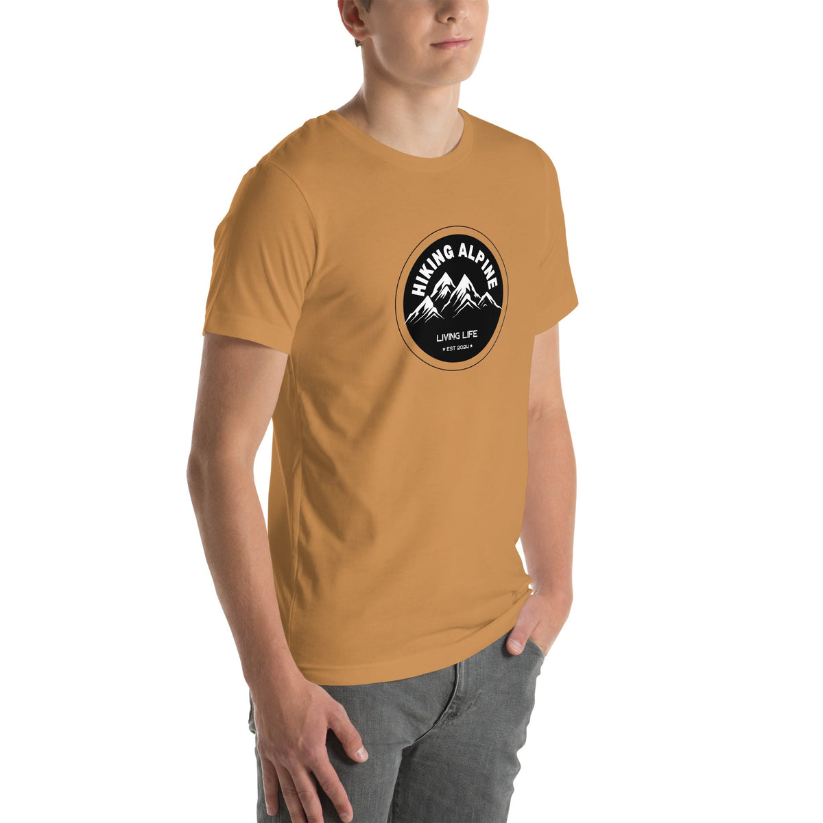 Hiking Alpine Mountains Unisex t-shirt